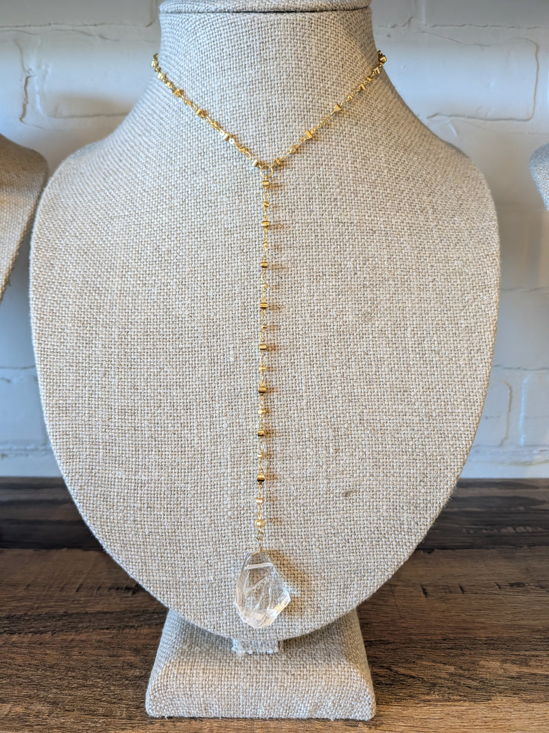 For Your Soul - Crystal Drop Necklace
