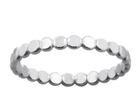 Sterling Silver Dot Ring – Minimal & Modern