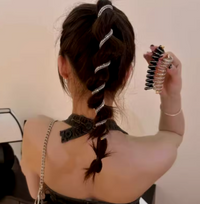 Spiral Sparkle Ponytail Wrap Rope