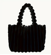 Fluffy Faux Fur Striped Tote Bag