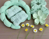 Spa Set - 6 Pc Set=1 Headband, 2 wristlets, 1 claw, 2 scrunchies