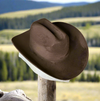 Yellowstone Cattleman Cowboy Vegan Suede Hat