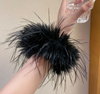 Faux Fur Wrist Muff Scrunchie Set