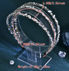 Thick Mesh and Rhinestone Headband