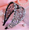 Thick Mesh and Rhinestone Headband