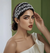 Thick Mesh and Rhinestone Headband