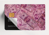 Sparkling PVC Credit Card Skins