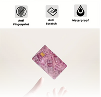 Sparkling PVC Credit Card Skins