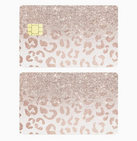 Sparkling PVC Credit Card Skins