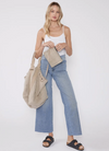Reversible Recycled Coffee Bean Bag Slouchy Canvas Tote