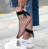 Fishnet Bow Decorative Socks