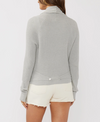 Waffle Knit Tie Front Cardigan