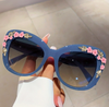 Flower Embellished Sunglasses