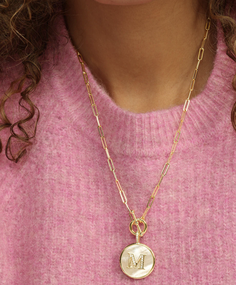 Love Letters Medallion Necklace