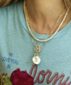 Love Letters Medallion Necklace