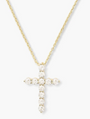 Oh She Fancy Cross Necklace 15-18"