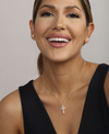 Oh She Fancy Cross Necklace 15-18"