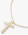 Oh She Fancy Cross Necklace 15-18"