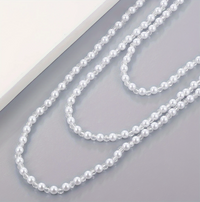 Three-Layer Pearl Shoulder Chain