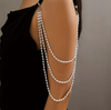 Three-Layer Pearl Shoulder Chain