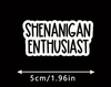 Shenanigan Enthusiast Sticker