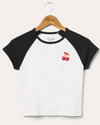 Cherry Baby Raglan Tee