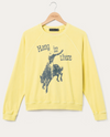 Hang In There Western Crop Sweatshirt
