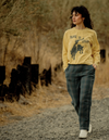 Hang In There Western Crop Sweatshirt