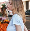 Embroidered Butterfly Cotton Tee