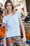 Embroidered Butterfly Cotton Tee