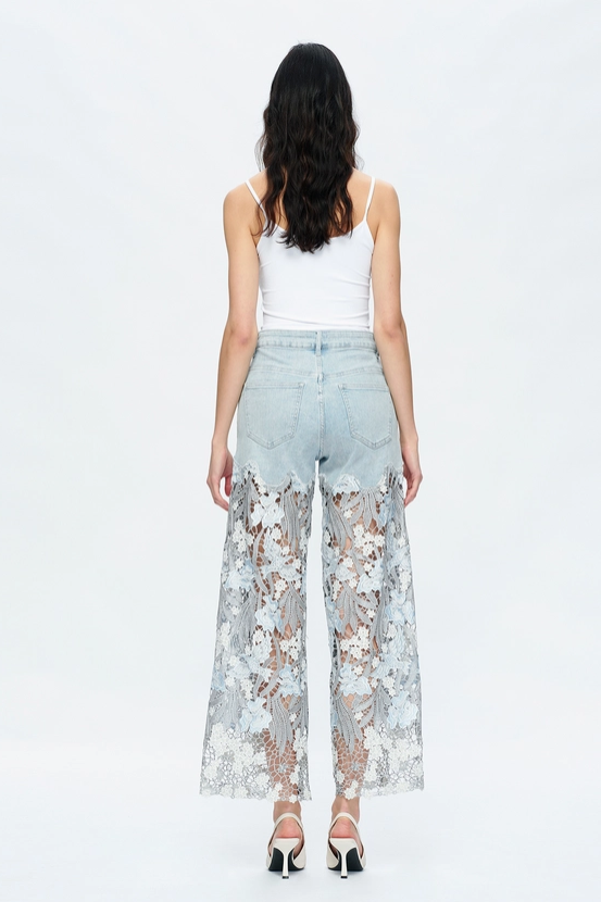 Showstopper Lace Sparkle Jeans (3 Colors)