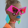 Hot Pink Fashion Cat Eye Sunglasses