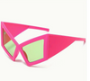Hot Pink Fashion Cat Eye Sunglasses