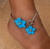 Hawaiian Bloom Anklet Silver