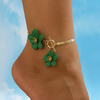 Hawaiian Bloom Anklet Gold