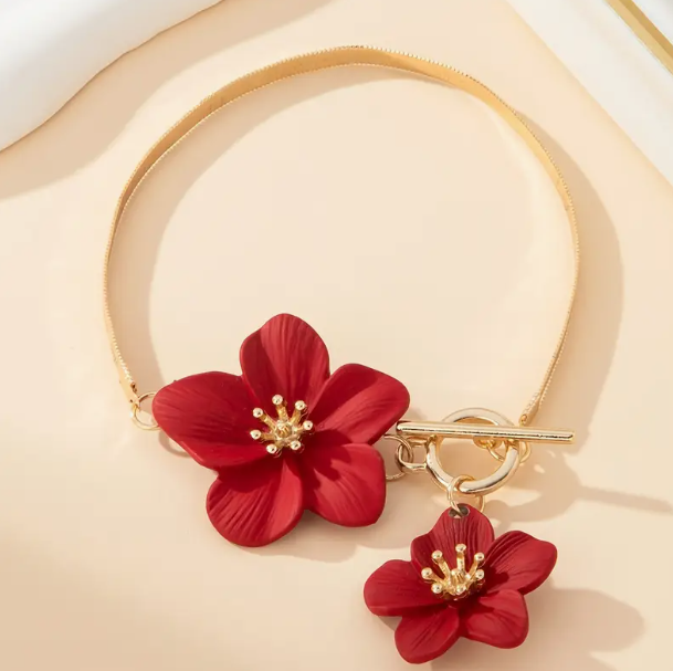 Hawaiian Bloom Anklet Gold