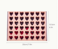 Connect Four Game with Pink & Purple Hearts