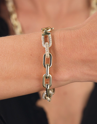 Frankie Pavé Chain Bracelet
