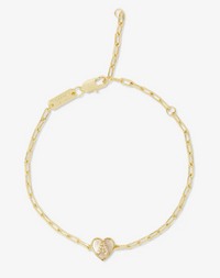 Love Letters Heart Bracelet