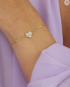 Love Letters Heart Bracelet