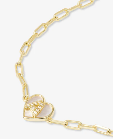 Love Letters Heart Bracelet