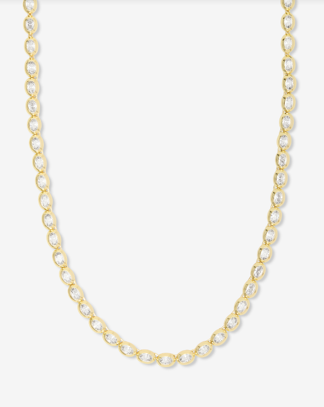 She's a Boss Tennis Necklace 16"