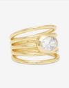 She's A Boss Stacked Ring
