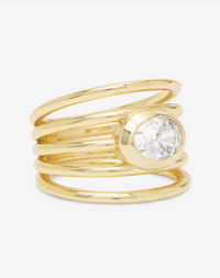 She's A Boss Stacked Ring