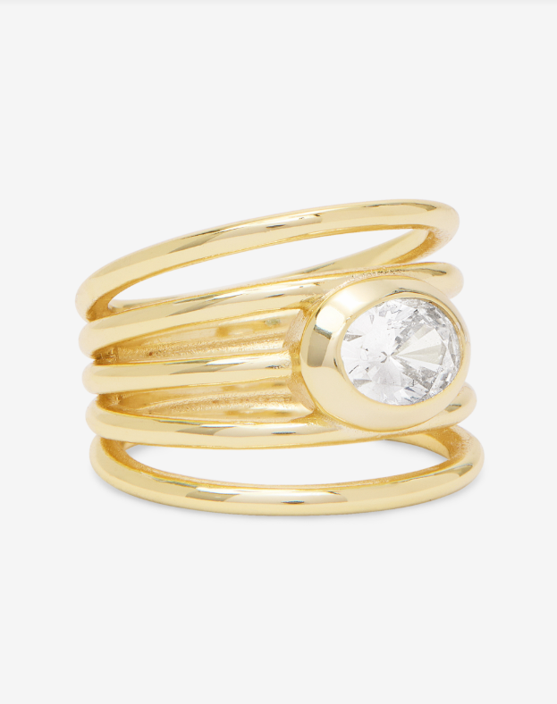 She's A Boss Stacked Ring