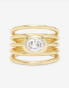 She's A Boss Stacked Ring