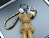 Crystal Teddy Bear Keychain