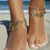 Coin Charms Boho Anklet - 2 Colors