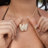 Sparkle Hailey Bubble Initial Necklace
