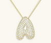 Sparkle Hailey Bubble Initial Necklace